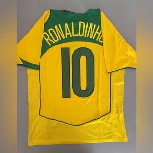 Ronaldinho Brasil retro jersey